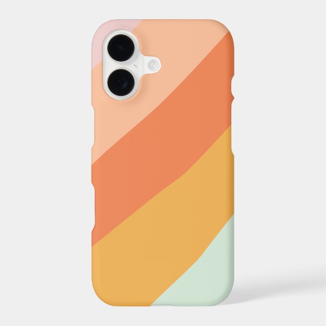 Colourful Diagonal Stripes Retro Sweet Candy Paste (Back)