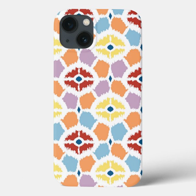Colourful diamonds ikat geometric Case-Mate iPhone case (Back)