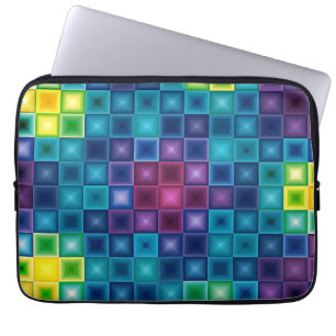 Colourful Diamonds Pattern Laptop Sleeve