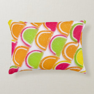 Colourful Different Jelly Candy Decorative Pillow