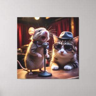 Colourful Digital 3D Canvas Art – Perfect Wall Déc