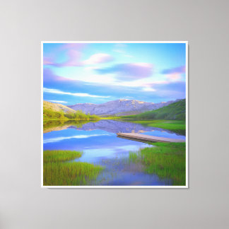 Colourful Digital 3D Canvas Art – Perfect Wall Déc