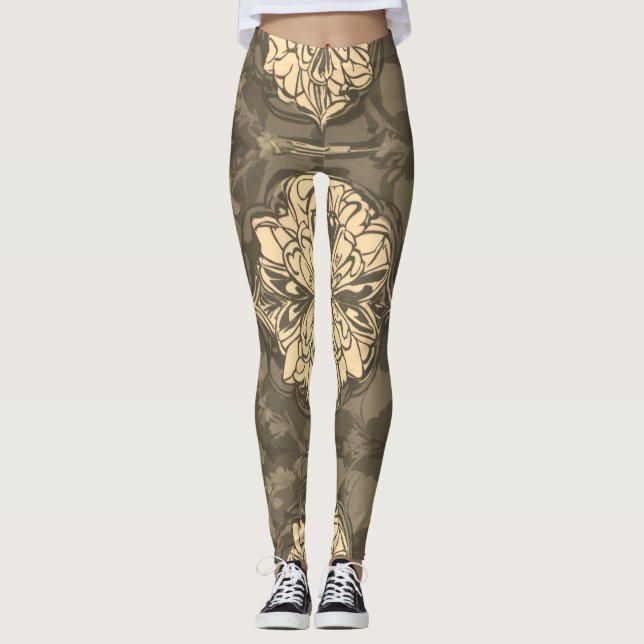 Colourful Digital 3D Design Leggings – Perfect Fit (Front)