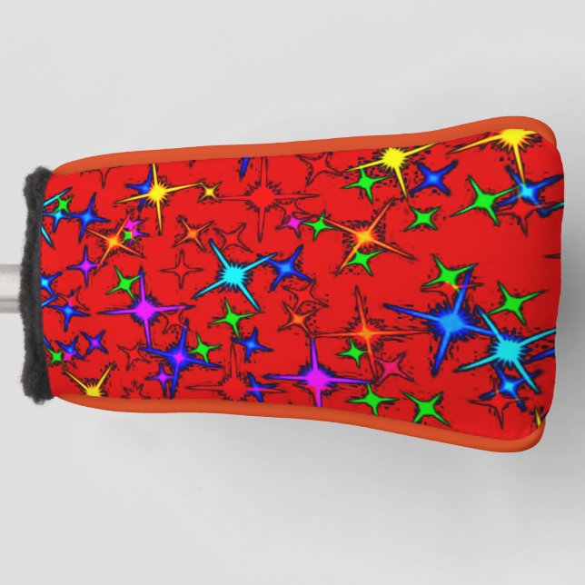 Colourful Digital Art Putter Cover – Perfect Fit & (Front)