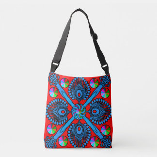 Colourful Digital Design All-Over-Print Cross Body Crossbody Bag