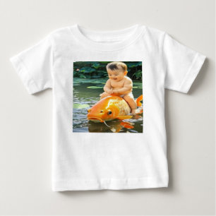 Colourful Digital Design Baby Fine Jersey T-Shirt