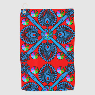 Colourful Digital Design Golf Towel – Perfect Size