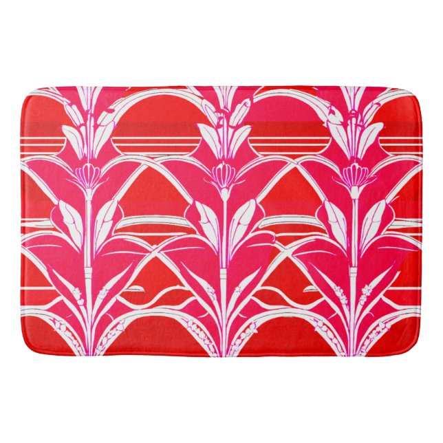 Colourful Digital Design Large Bath Mat – Perfect  (Front)