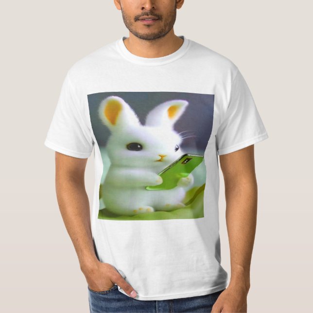Colourful Digital Design Men's Value T-Shirt – Per (Front)