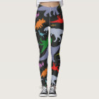 Colourful Dinosaur Pattern (Dark)