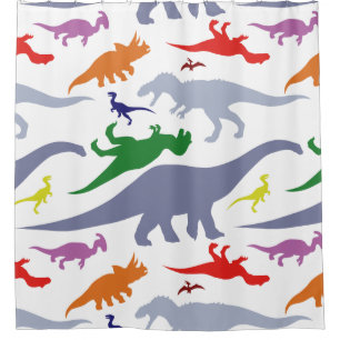 Colourful Dinosaur Pattern (Light)