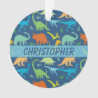 Colourful Dinosaur Pattern to Personalize