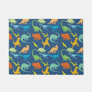 Colourful Dinosaurs Doormat