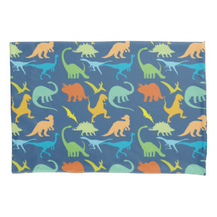 Colourful Dinosaurs Pillowcase