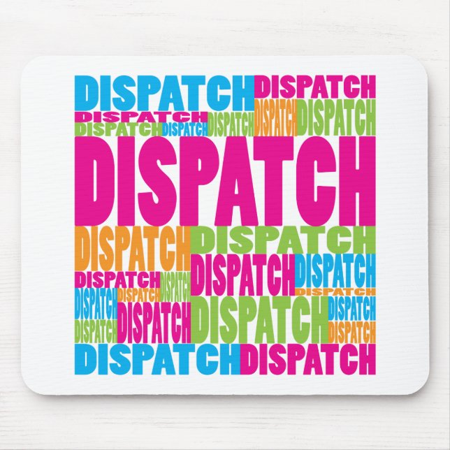 Colourful Dispatch Mouse Pad (Front)