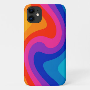 Colourful Distorted Colour Wheel iPhone 11 Case