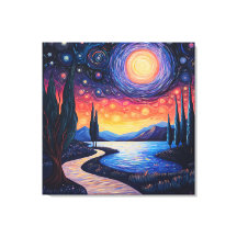 Colourful Diy Décor Natured Inspired Canvas Artwor