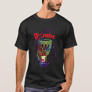 Colourful Djembe Malinke Jembe West African Musica T-Shirt