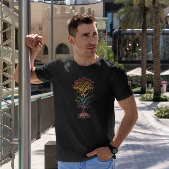 Colourful Dna Tree T-Shirt (Creator Uploaded)
