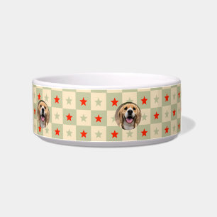 Colourful Dog Food Dog Mom Custom Name Pet Bowl