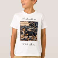 Colourful Dog Kids T-Shirt – Fun Puppy Graphic Tee