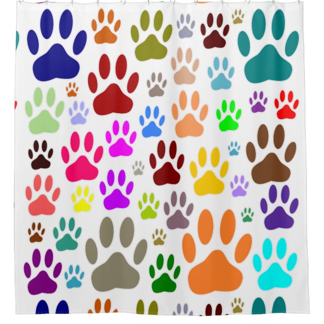 Colourful Dog Paw Pattern (Front)
