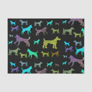 Colourful Dogs Tissue Paper