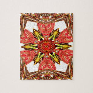 Colourful doodle flora heart seamless star.jpg jigsaw puzzle