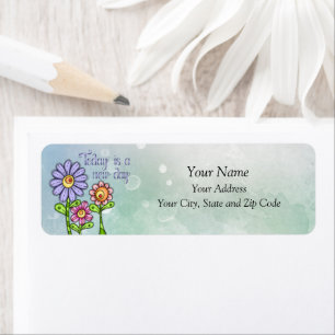 Colourful Doodle Flower Trio