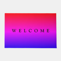 Colourful Doormat Rainbow Colours