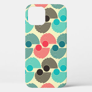 Colourful dots: abstract seamless pattern. iPhone 12 case