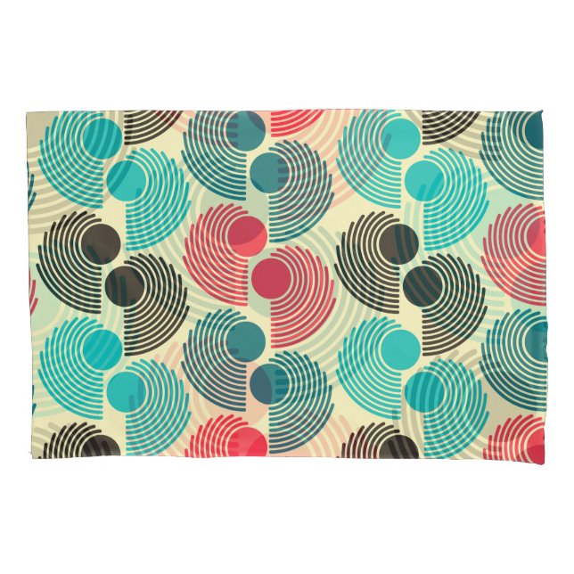 Colourful dots: abstract seamless pattern. pillowcase (Front)