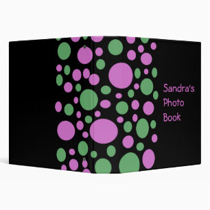 colourful dots binder