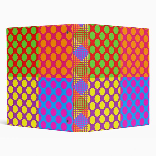 Colourful Dots Binder