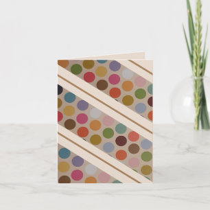 Colourful Dots Card