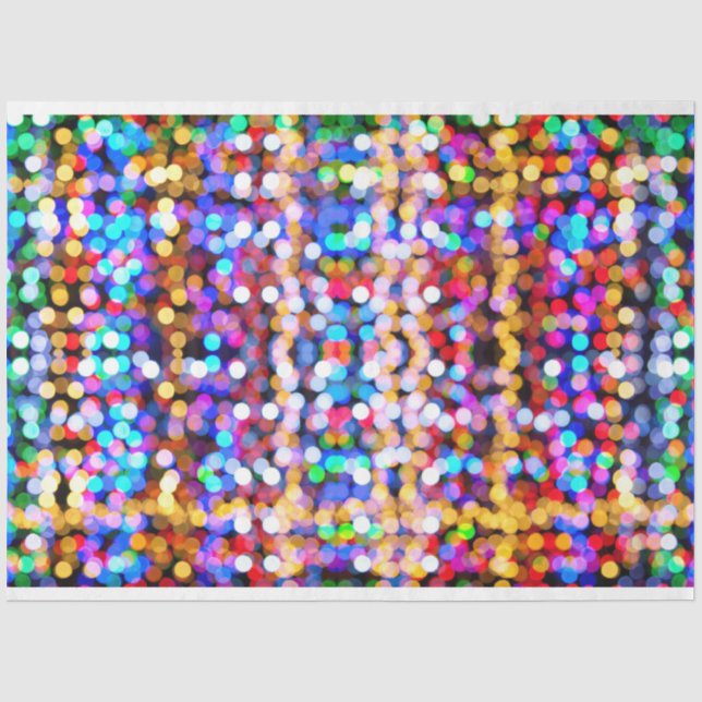 Colourful Dots Decoupage Background  Tissue Paper (Front)