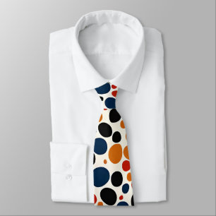 Colourful dots design  tie