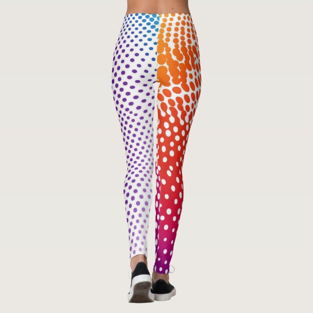 Colourful Dots Leggings (Back)