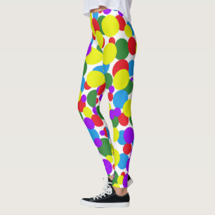 Colourful dots leggings