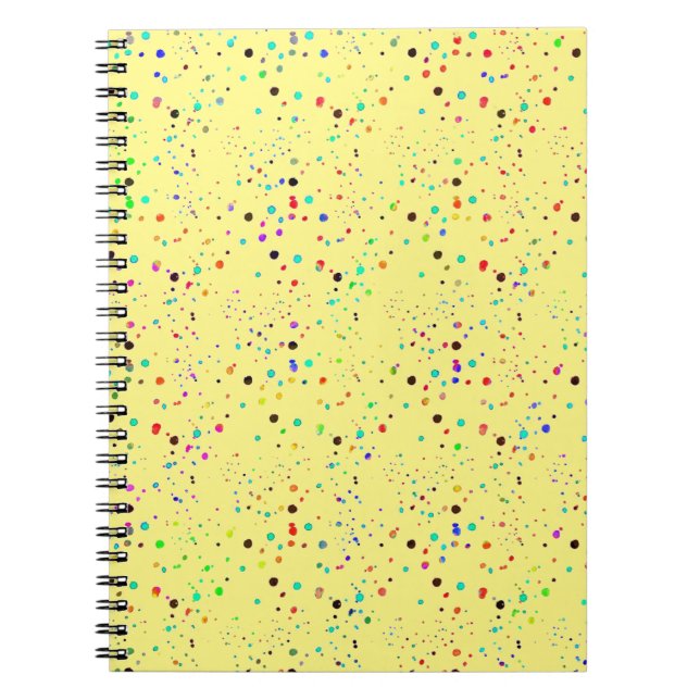 Colourful dots  notebook (Front)