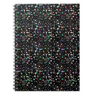 Colourful dots notebook