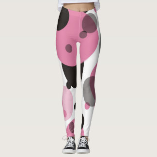 Colourful Dots Patterns Leggings