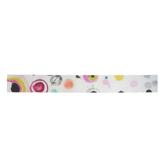 Colourful Dots Ribbon Satin Ribbon (Front)