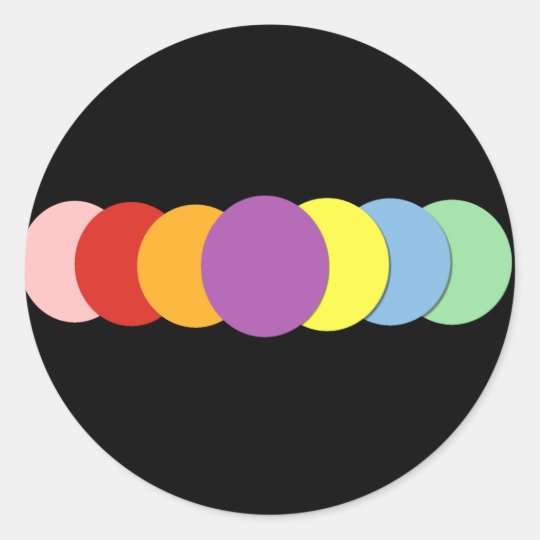 Colourful Dots Stickers