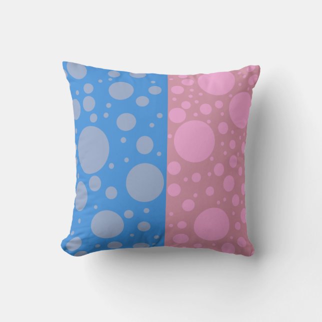 Colourful Dots Throw Cushion (Front)