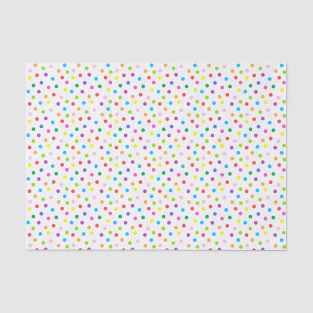 Colourful Dots Tissue Paper (Front)