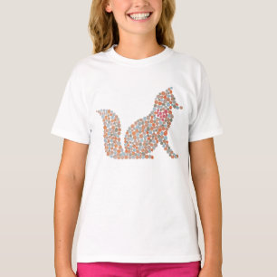 Colourful Dotted Fox T-Shirt