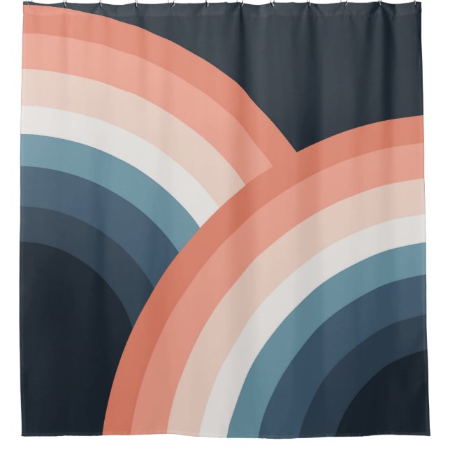 Colourful double retro style rainbow (Front)