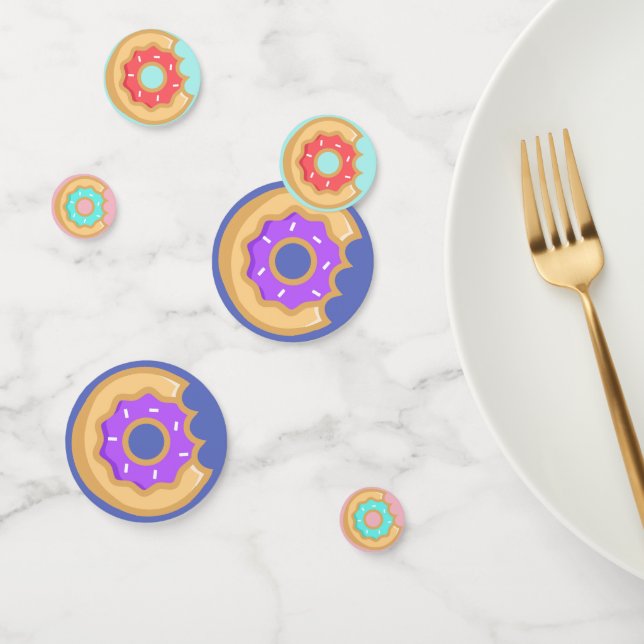 Colourful Doughnuts Confetti (Group)