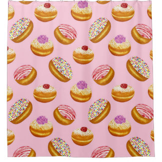 Colourful Doughnuts: Hand Drawn Watercolor